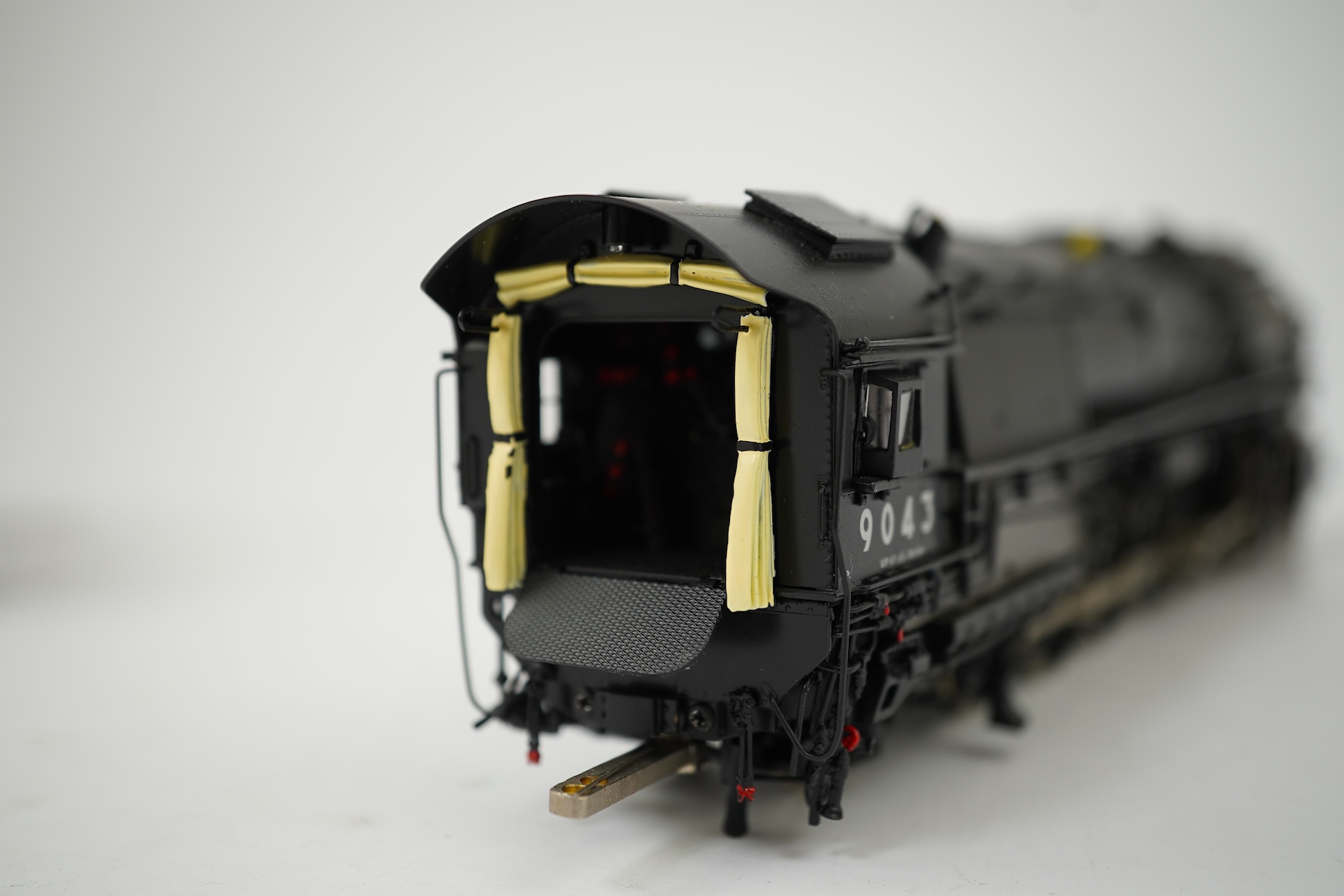 A boxed HO gauge Key Imports model of Union Pacific 9000 class, 9043, 4-12-2 tender locomotive, powered for two rail operation.
